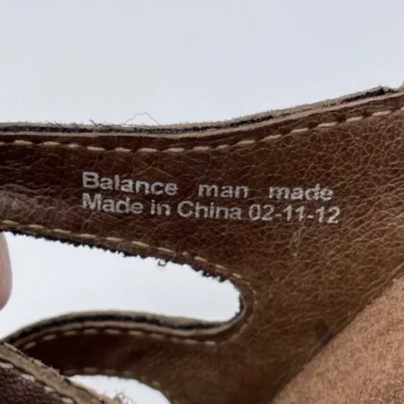 Dansko Janie Leather Five Strap Slip On Sandals, 39 - Picture 10 of 10